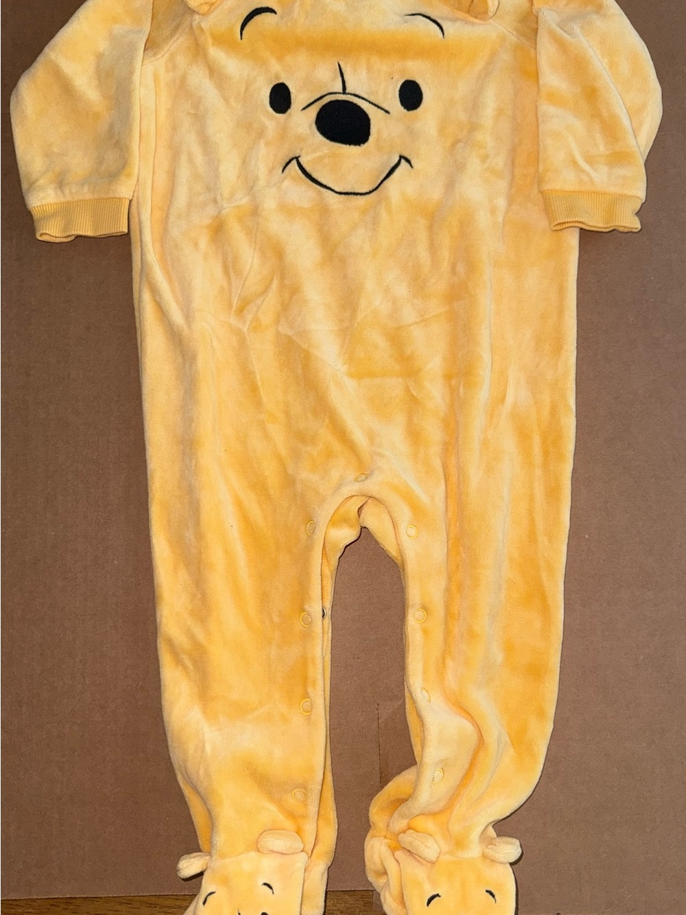 H&M Winnie The Pooh Costume Disney One Piece pajama 9-12 Months A19